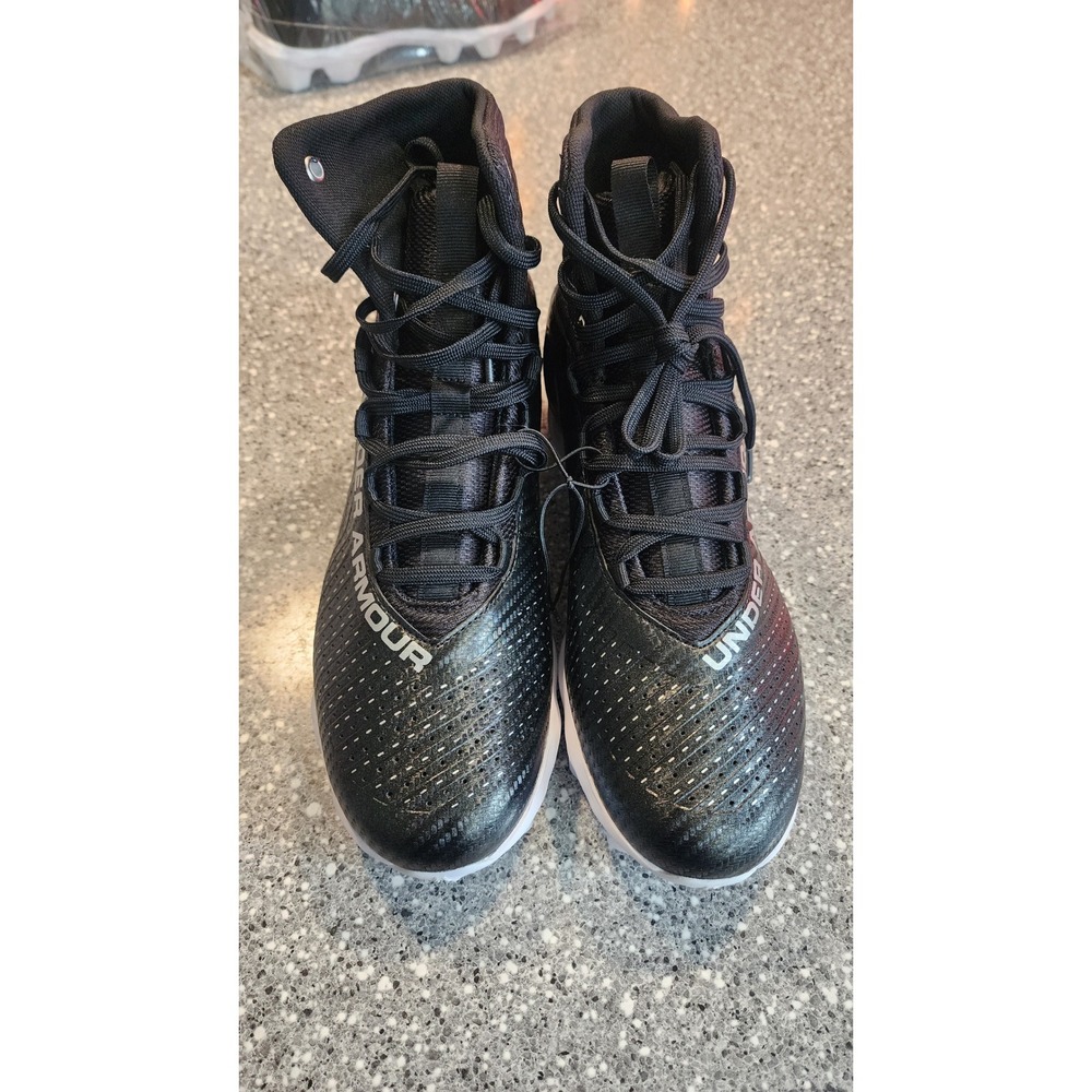 Under Armour Football Cleats Mens 9.5 Black Excellent
